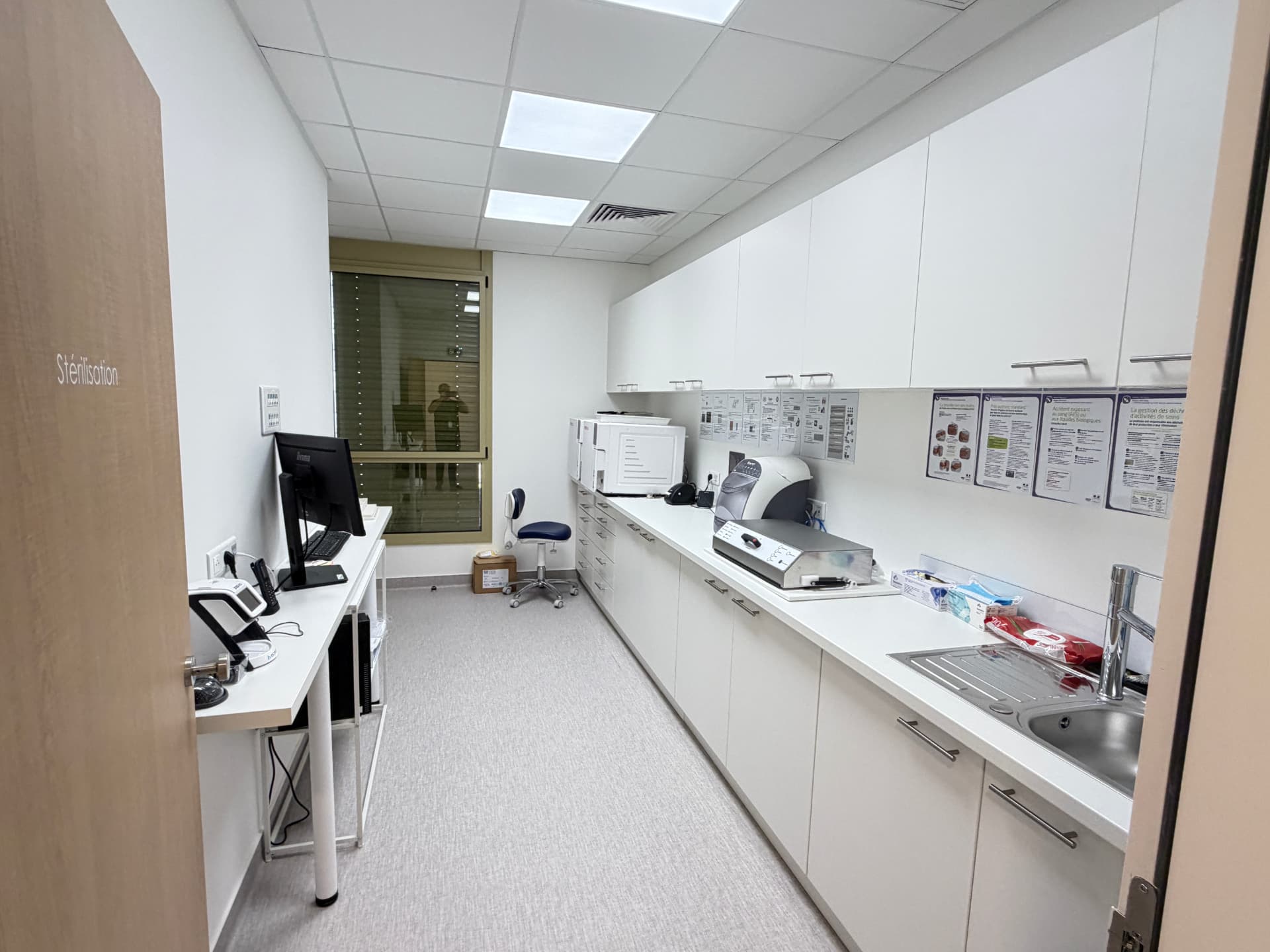 Salle de stérilisation